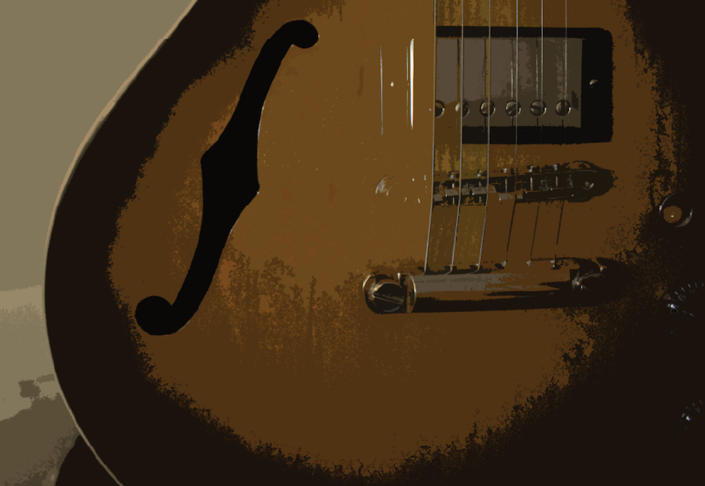 guitar f hole image