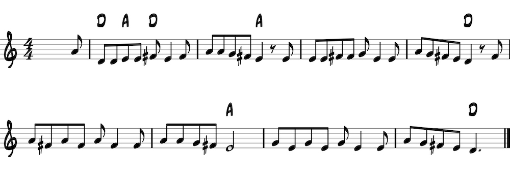 dreidal song notation