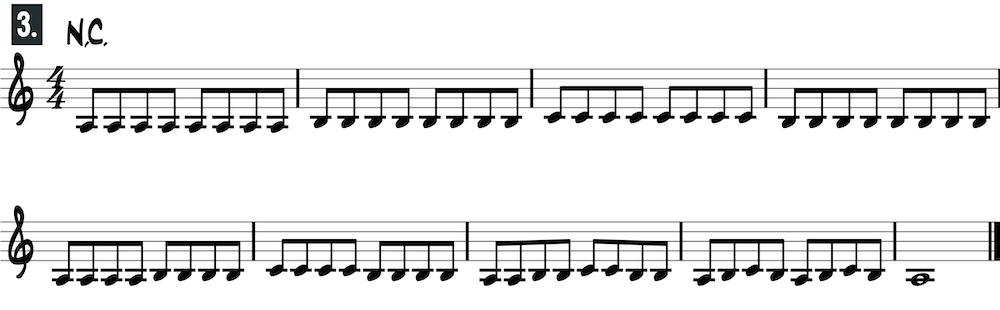 fifth string exercise 3