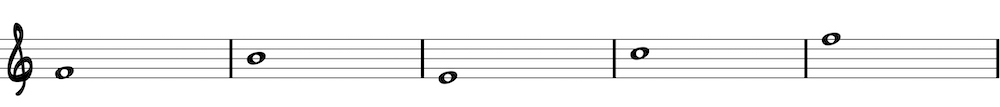 practice identifying notes 2