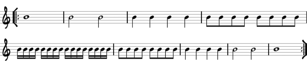 the rhythmic heirarchy exercise