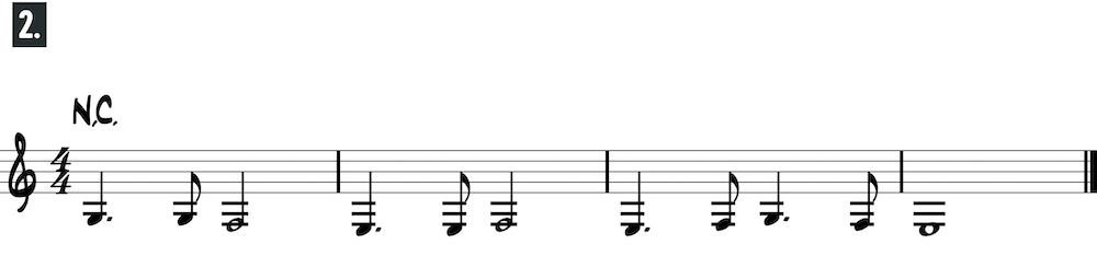 sixth string exercise 2
